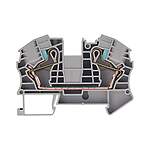 Grey 8WH DIN Rail Terminal Block, 16mm², 1 kV (8WH6000-0AK00)