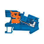 Blue 8WH6001 DIN Rail Terminal Block, 6mm², 800 V (8WH6001-0BH01)
