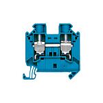 Blue 8WH1000 DIN Rail Terminal Block, 10mm², 1 kV (8WH1000-0AK01)
