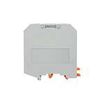 Grey 8WH1000 DIN Rail Terminal Block, 10mm², 1 kV (8WH1000-0AN00)