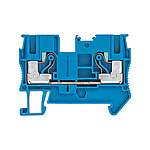 Blue 8WH DIN Rail Terminal Block, 6mm², 1 kV (8WH6000-0AH01)
