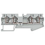 Grey 8WH Non-Fused DIN Rail Terminal, 4mm², 800 V (8WH2004-0AG00)