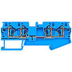 Blue 8WH2004 DIN Rail Terminal Block, 1.5mm², 500 V (8WH2004-0AG01)