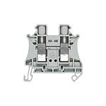 Grey 8WH1000 DIN Rail Terminal Block, 10mm², 1 kV (8WH1000-0AJ00)