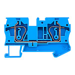 Blue 8WH2000 DIN Rail Terminal Block, 2.5mm², 800 V (8WH2000-0AH01)