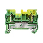Green/Yellow 8WH DIN Rail Terminal Block, Single level, 0.14 ->4mm² (8WH2000-0CF07)