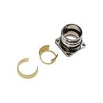 Harting Housing, Bulkhead Mount, M23 Connector, IP67, IP69K, Han M23 Series (09151000302)