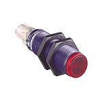Retroreflective Photoelectric Sensor, Barrel Sensor, 4 m Detection Range (XUB1APBNM12)
