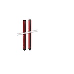 XUSL Series Preventa Light Curtain Receiver, 76 Beam(s), 30mm Resolution (XUSL4E30H151N)