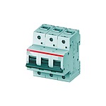 High Performance S800N MCB, 3P Poles, 63A Curve C, 400V AC, 36 kA Breaking Capacity, MCB (2CCS893001R0634 S803N-C63)