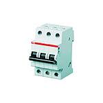 System Pro M Compact S200M MCB, 3P Poles, 25A Curve D, 400V AC, 10 kA Breaking Capacity, MCB (2CDS273001R0251 S203M-D25)