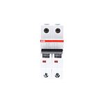 System Pro M Compact S200 MCB, 2P Poles, 10A Curve B, 400V AC, 6 kA Breaking Capacity, MCB (2CDS252001R0105 S202-B10)