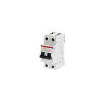 System Pro M Compact S200 MCB, 2P Poles, 20A Curve B, 400V AC, 110V DC, 6 kA Breaking Capacity, MCB (2CDS252001R0205 S202-B20)