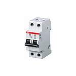 System Pro M Compact S200 MCB, 2P Poles, 3A Curve C, 400V AC, 6 kA Breaking Capacity, MCB (2CDS252001R0034 S202-C3)