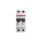 System Pro M Compact S200M MCB, 2P Poles, 10A Curve B, 440V AC, 125V DC, 10 kA Breaking Capacity, MCB (2CDS272001R0105 S202M-B10)