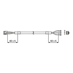 Cable for use with CN1 Series - 2m Length (LC3F2-1-C1-02-1)