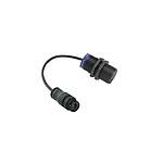 Inductive Barrel-Style Proximity Sensor, M30 x 1.5, 15 mm Detection, PNP Output, 12 ->48 (XS4P30PA370L01B)
