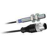 Inductive Barrel-Style Proximity Sensor, M8 x 1, 1.5 mm Detection, PNP Output, 58 V dc, IP67 (XS508B1CAL08M12)