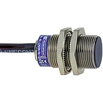 Inductive Barrel-Style Proximity Sensor, M18 x 1, 5 mm Detection, PNP Output, 12 ->24 V (XS1N18PC410L1)