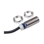 Inductive Barrel-Style Proximity Sensor, M12 x 1, 2 mm Detection, NPN Output, 12 ->24 V (XS512B1NAL2)