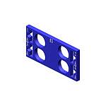 Labeling Sheet for use with 4 AUX Terminals, SIMATIC (6ES7193-6CP83-2AB0)