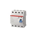 RCCB, 63A, 4 Pole, 500mA, Type A, 230/400V ac (2CSF204201R4630  F204 A S-63/0,5)