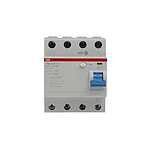RCCB, 40A, 4 Pole, 30mA, Type A, 230/400V ac (2CSF204401R1400  F204 A-40/0,03 AP-R)