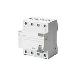 RCCB, 40A, 4 Pole, 100mA, Type A, 400V ac (5SV3444-8)