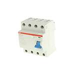 RCCB, 40A, 4 Pole, 300mA, Type AC (2CSF204001R3400  F204 AC-40/0,3)