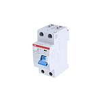 RCCB, 40A, 2 Pole, 30mA, Type AC, 230V ac (2CSF202001R1400  F202 AC-40/0,03)