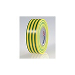 HellermannTyton HelaTape Flex Green, Yellow Electrical Tape, 19mm x 20m (710-00157 HTAPE-FLEX15-19x20-PVC-GNYE)