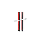XUSL4E Series Preventa Light Curtain Receiver, 61 Beam(s), 30mm Resolution (XUSL4E14F136N)