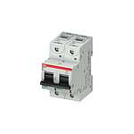 S800PV MCB, 2P, 25A Curve B (2CCF019601R0001 S802PV-SP25 - 5 kA)