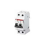 System Pro M Compact S200 MCB, 2P, 40A Curve D, 400V AC, 6 kA Breaking Capacity (2CDS252001R0401  S202-D40)