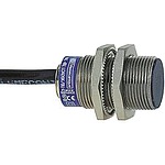 Telemecanique Sensors Inductive Barrel-Style Proximity Sensor, M18 x 1, 10 mm Detection, PNP Output, 12 → 24 V (XS1N18PA349L1)
