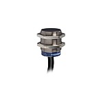 Telemecanique Sensors Inductive Barrel-Style Proximity Sensor, M30 x 1.5, 15 mm Detection, Discrete Output, 12 → (XS630B3DAL2)