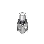 140L/min Vacuum Regulator, -100kPa to -1.3kPa (IRV10-N07)