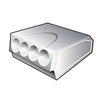 HellermannTyton, HelaCon Plus Wire Splice Connector 22 ->12 AWG (148-90008 HECE-4-PA66-GY)