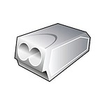 HellermannTyton, HelaCon Plus Wire Splice Connector 22 ->12 AWG (148-90006 HECE-2-PA66-GY)