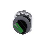 SIRIUS ACT Series 2 Position Selector Switch Head, 30mm Cutout (3SU1062-2DC40-0AA0)