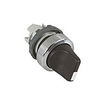 Modular Series 2 Position Selector Switch Head, 22mm Cutout, Black Handle (1SFA611200R2006  M2SS1-20B)