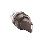 Modular Series 3 Position Selector Switch Head, 22mm Cutout, Black Handle (1SFA611211R1006  M3SS2-10B)