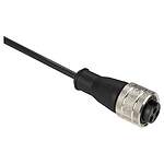 Sensors Straight Female 3 way 7/8 in Circular to Unterminated Sensor Actuator Cable, 5m (XZCP1670L5)