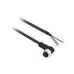 Sensors Right Angle Female 3 way M8 to Sensor Actuator Cable, 2m (XZCP0766L2)