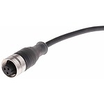 Sensors Straight Female 3 way 1/2 in Circular to Unterminated Sensor Actuator Cable, 2m (XZCP1865L2)