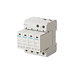 3 Phase Surge Protector, 50kA, DIN Rail Mount (5SD7414-2)