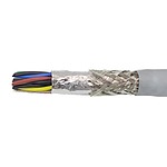 Twisted Pair Data Cable, 9 Pairs, 0.382 mm², 18 Cores, 22 AWG, Screened, 30m, Grey Sheath (78339)