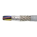 Twisted Pair Data Cable, 8 Pairs, 0.24 mm², 16 Cores, 24 AWG, Screened, 30m, Grey Sheath (78378 SL005)