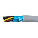 Twisted Pair Data Cable, 6 Pairs, 0.24 mm², 12 Cores, 24 AWG, Screened, 30m, Grey Sheath (78176 SL005)