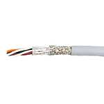 Twisted Pair Data Cable, 4 Pairs, 0.241 mm², 8 Cores, 24 AWG, Screened, 30m, Grey Sheath (78374)